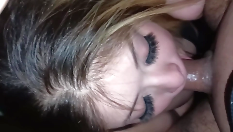 Chubby ebony slut with a sexy hairiness riding a black cock