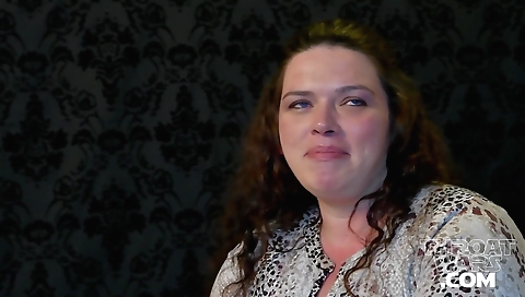 Bright and handsome mature brunette is with a hot cock