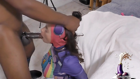 Amature interracial porn video with busty teen 18+