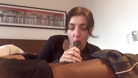 Blonde milf gets her pussy penetrated with a huge cock