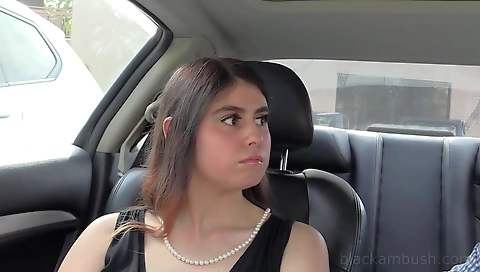 Black guy works with a black girl in the casting video