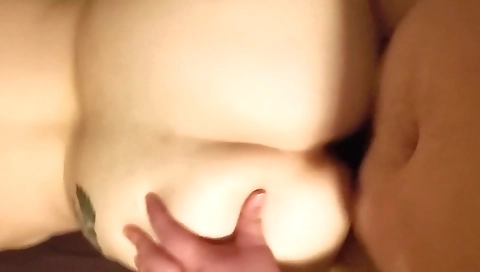 Amateur tattooed blonde with a big ass gets fucked hard