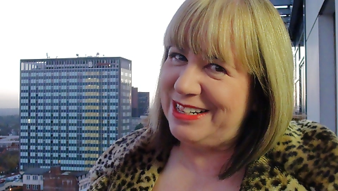 Horny blonde milf getting fucked in the black group