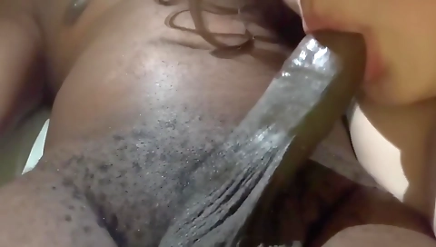 Interracial creampie of brunette teen in amateur xxx video