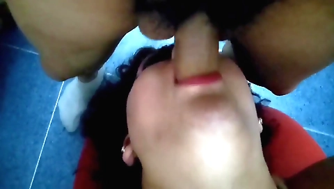 Latina teen bicht stefy deepthroats her man's hard cock