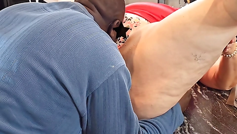 amateur mature milf sucks a young cock and rides it